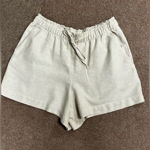 Gap Factory 4” Linen Blend Pull-On Shorts